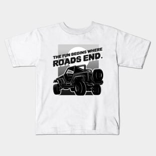 Off-road we go! Kids T-Shirt